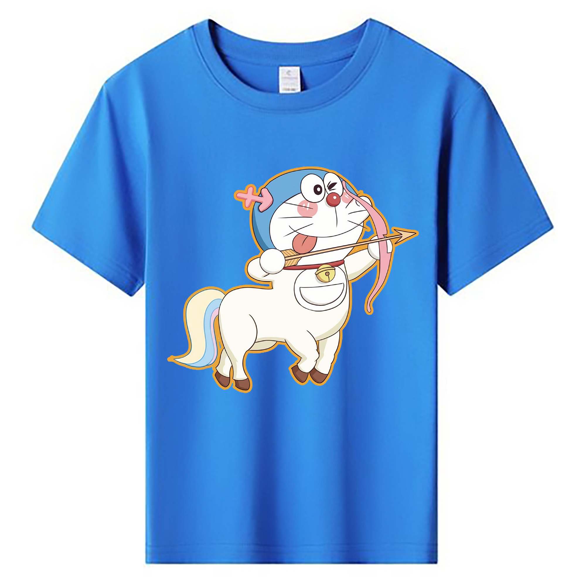 （画像用） ドラえもん Doraemon 綿100％キッズTシャツ（フロントプリント）